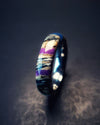 Solid Mammoth Tooth 6mm Purple Glow Ring
