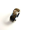 Cera - 3 Channel 8mm Triceratops Fossil Ring