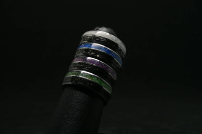Afterglow series meteorite glow rings can be ordered in a variety of colors